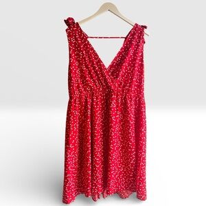 Red with white hearts Valentines Day Size 2XL Dress